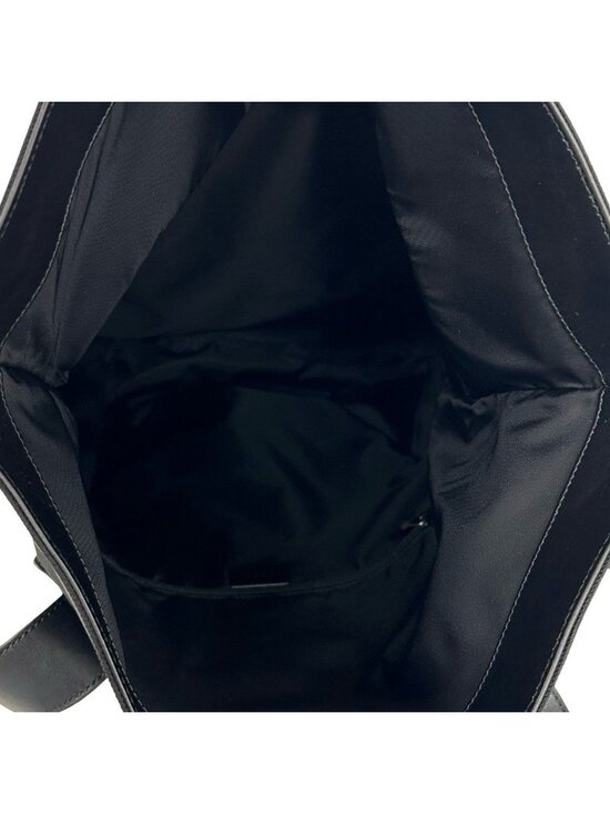Gucci Sherry Line Web Canvas Leather Backpack Black main image 8